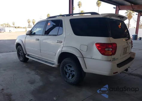 2002 Toyota Sequoia Limited V8 z USA, uszkodzony, nr VIN 5TDBT48A32S102820